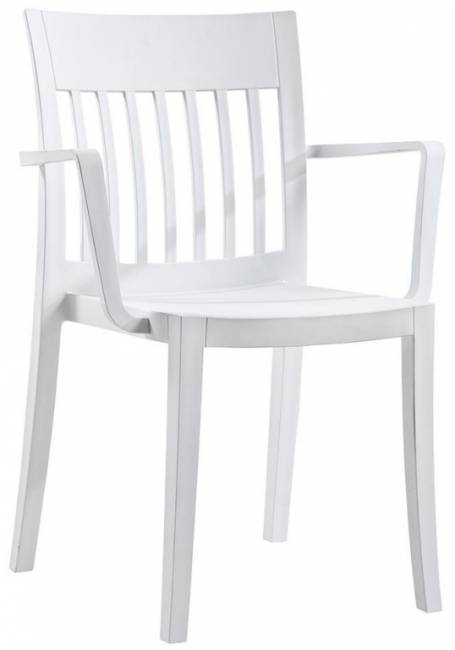 Кресло пластиковое Eden-K белый 600х540х860 мм Кресло пластиковое Eden-K белый 600х540х860 мм