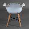 Кресло CINDY (EAMES) (mod. 919) / 1 шт. в упаковке дерево бук/металл/сиденье пластик, 60*62*79см, белый/white with natural legs белый/white with natural legs дерево бук/металл/сиденье пластик
