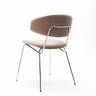 Дизайнерский стул FIT латте, основание хром Дизайнерский стул FIT латте, основание хром