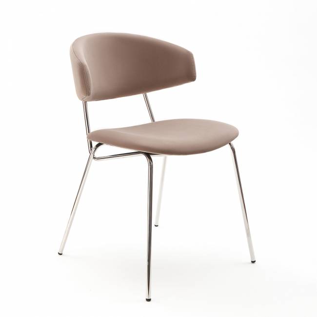 Дизайнерский стул FIT латте, основание хром Дизайнерский стул FIT латте, основание хром