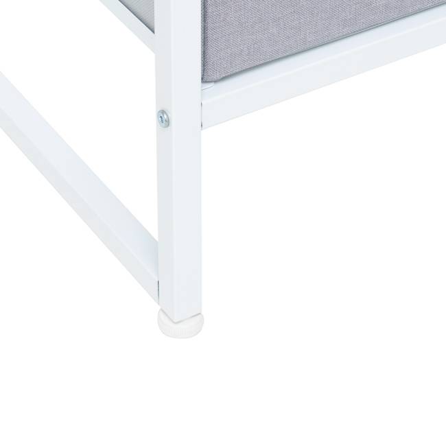 Комод Leset Ноа с вешалкой Белый Светло-серый