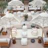 Зонт профессиональный Ø2.5 м Palladio Boho натуральный, слоновая кость Ø2500 мм