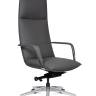 Кресло офисное / Паркер / Parker / серая экокожа / алюминиевая база Кресло офисное / Паркер / Parker / серая экокожа / алюминиевая база