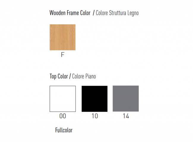 Стол ламинированный кофейный Stefanino 700х350х350 мм