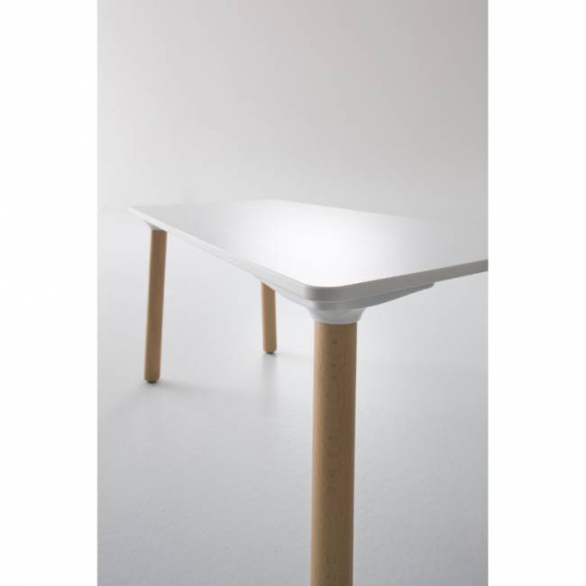 Стол ламинированный кофейный Stefanino 700х350х350 мм