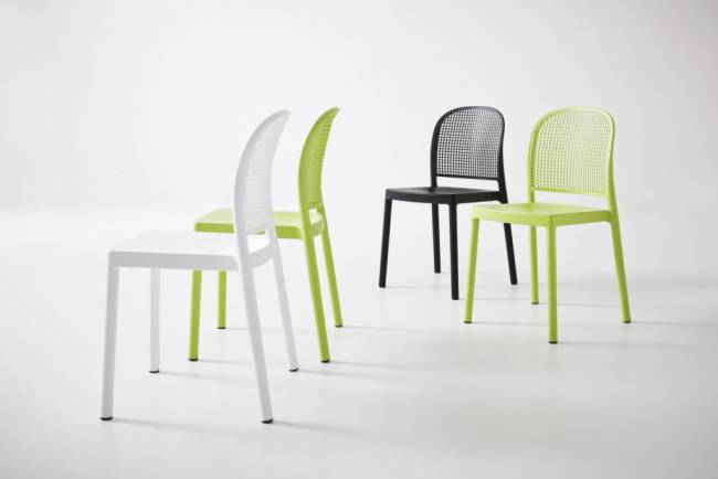 Стул пластиковый Panama белый 460х570х830 мм