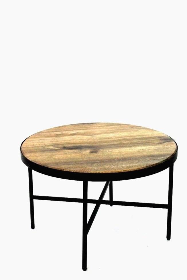Круглый кофейный столик в стиле прованс