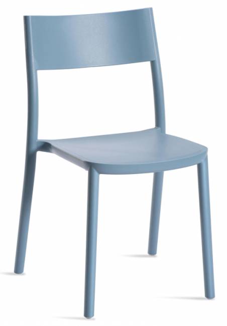 Стул пластиковый To-Me бледно-голубой 490х470х800 мм