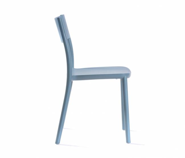 Стул пластиковый To-Me бледно-голубой 490х470х800 мм