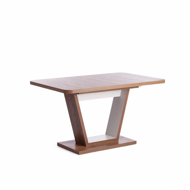 Стол обеденный VOX раздвижной ЛДСП, 132-172x85x75,5 см, Дуб Канзас/Пепел Дуб Канзас/Пепел ЛДСП