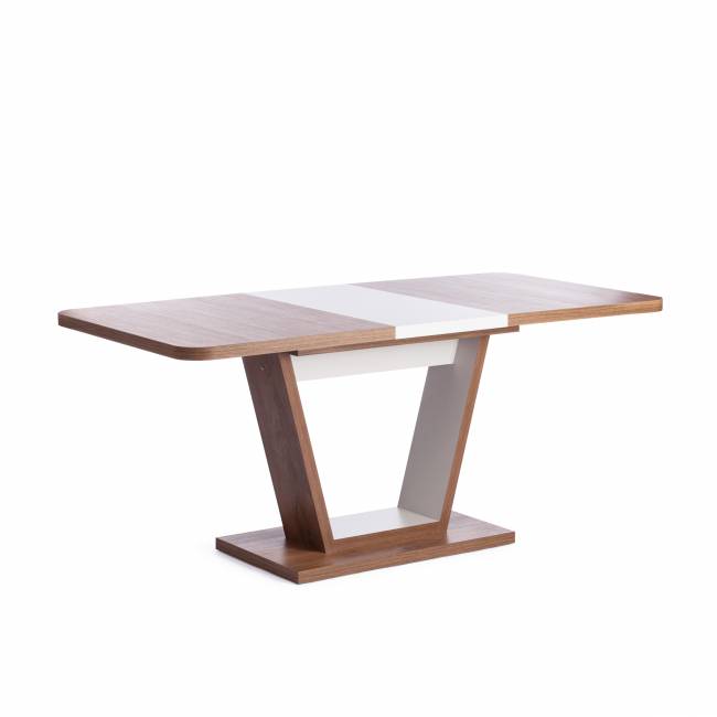 Стол обеденный VOX раздвижной ЛДСП, 132-172x85x75,5 см, Дуб Канзас/Пепел Дуб Канзас/Пепел ЛДСП