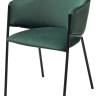 Стул ДИЛЛ, цвет H-30 изумрудный, велюр / черный каркас М-City