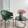 Стул ДИЛЛ, цвет H-30 изумрудный, велюр / черный каркас М-City