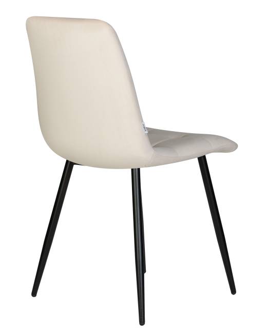 Набор 4 шт Стул обеденный DOBRIN CHILLY, Кремовый Holland 05, основание черное