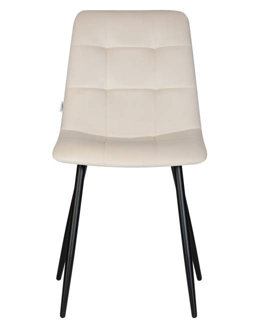 Набор 4 шт Стул обеденный DOBRIN CHILLY, Кремовый Holland 05, основание черное