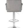 Набор 2 шт Стул барный DOBRIN KRUGER ARM, серый велюр (MJ9-75)