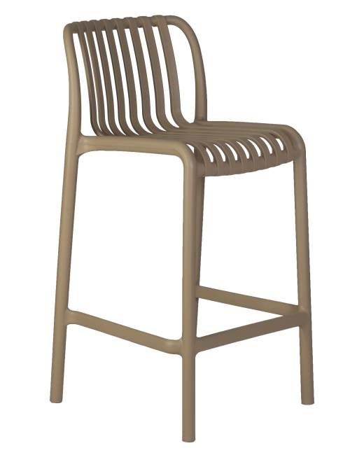 Набор 4 шт Стул полубарный DOBRIN CHLOE, бежевый