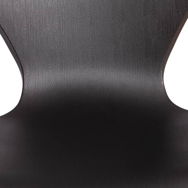 Стул Якобсен/Jacobsen (мод.DC 102-1)2 шт. в упаковке пластик/металл, 45х54.5х80см, черный/черный  (Комплект из 2 шт.) черный пластик/металл