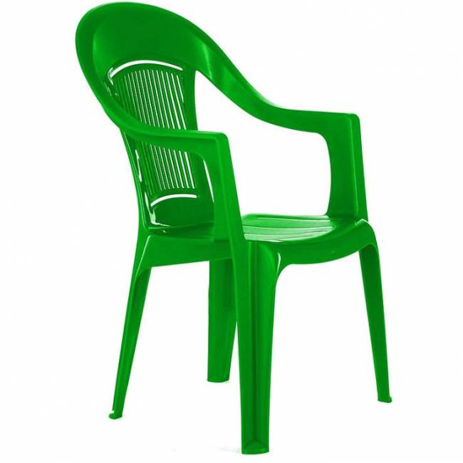 Кресло пластиковое "Фламинго" зеленый
