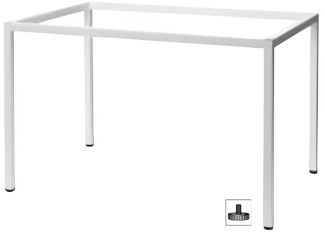 Подстолье металлическое Frame белый 1185х785х738 мм