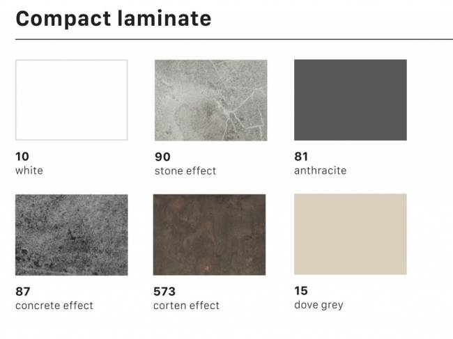 Столешница круглая Compact Laminate для подстолья Tiffany XL каменный Ø1100х12 мм