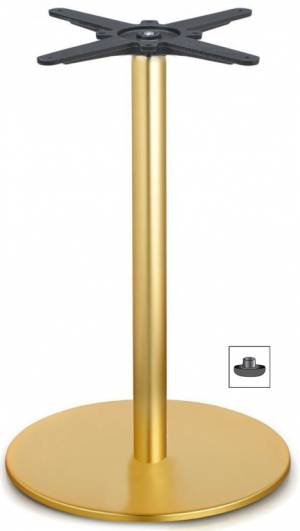 Подстолье металлическое Tiffany матовое золото Ø450х730 мм