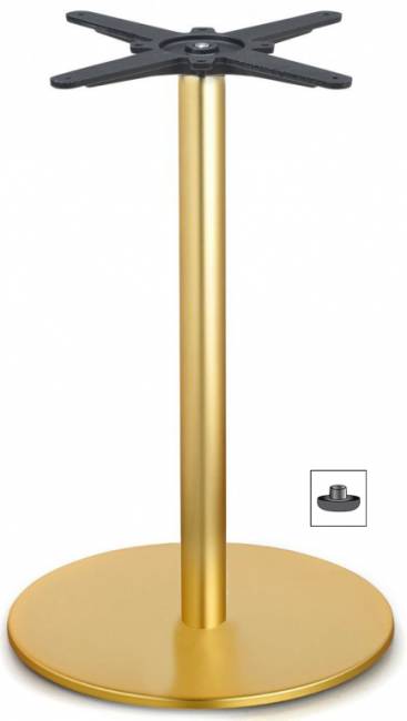 Подстолье металлическое Tiffany матовое золото Ø450х730 мм