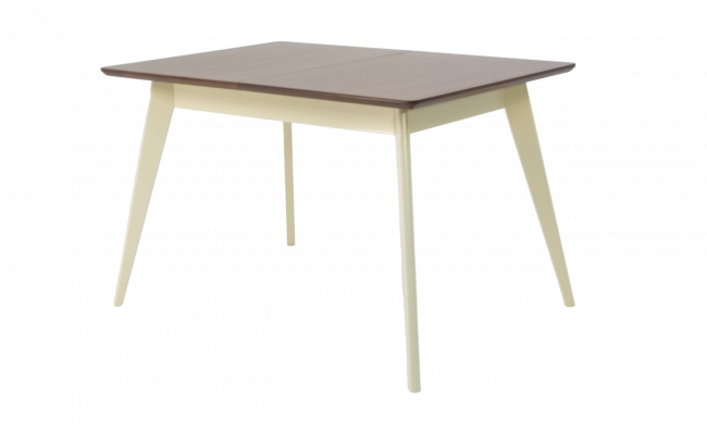 Стол Сканди 120, Орех/Слоновая кость