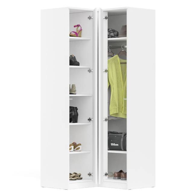 Угловой шкаф Мори МШУ960.1 цвет белый