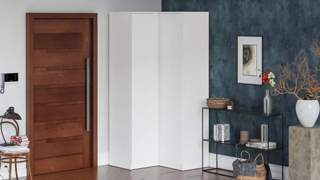 Угловой шкаф Мори МШУ960.1 цвет белый