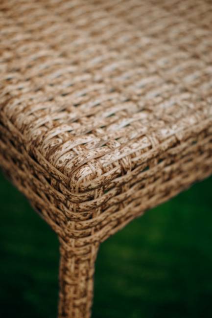 Кресло плетеное Dove бежевый люкс 520х580х900 мм