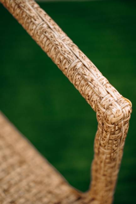 Кресло плетеное Dove бежевый люкс 520х580х900 мм