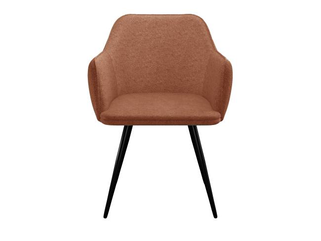 Стул DikLine 277 поворотный NS Rust терракотовый, ножки черные