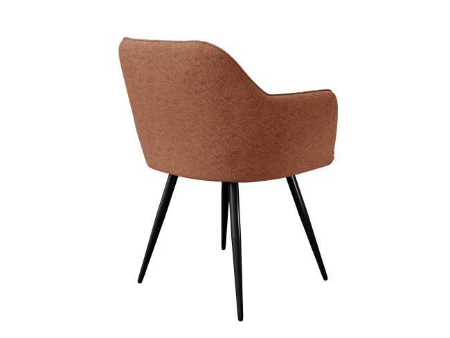 Стул DikLine 277 поворотный NS Rust терракотовый, ножки черные