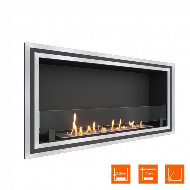 Биокамин встраиваемый SteelHeat ONE-D 1100 (Стекло)