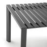 Стол металлический раздвижной Stromboli антрацит 1800-2400х900х750 мм
