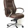 Офисное кресло  Kron M, натуральная кожа, коричневый