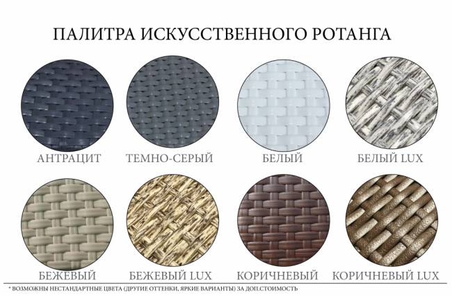 Шезлонг-лежак плетеный GS925 белый 1910х650х360 мм