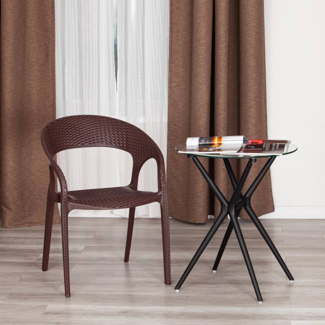 Кресло TINTO (mod. PC59) / 1 шт. в упаковке пластик, 60 х 63 х 83 см, Brown (коричневый) 14 Brown (коричневый) 14 пластик Кресло TINTO (mod. PC59) / 1 шт. в упаковке пластик, 60 х 63 х 83 см, Brown (коричневый) 14 Brown (коричневый) 14 пластик