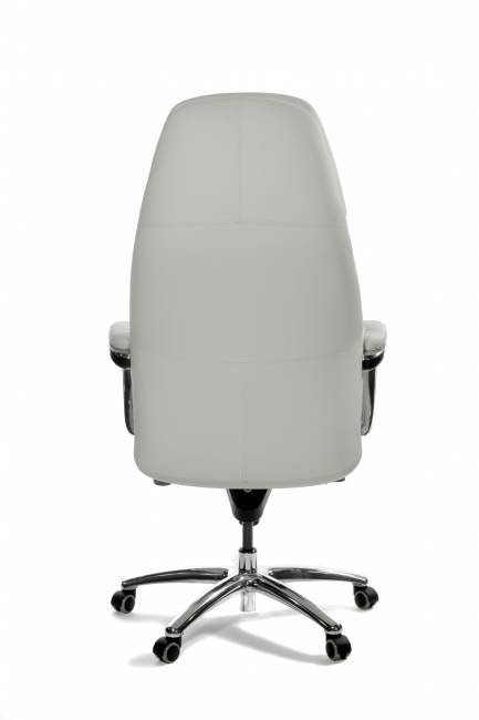 Кресло офисное / Porsche / слоновая кость кожа / алюминий крестовина Кресло офисное / Porsche / слоновая кость кожа / алюминий крестовина