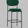 Стул Полубарный Бриф DD велюр зелёный