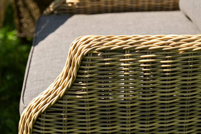 "Эспрессо - 150 N" обеденная группа плетеная, цвет соломенный