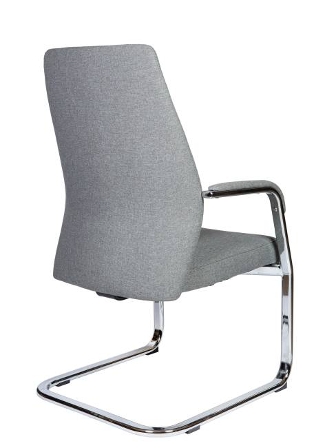 Кресло офисное / Ливерпуль CF / Liverpool CF  / алюминиевая  база / серая ткань