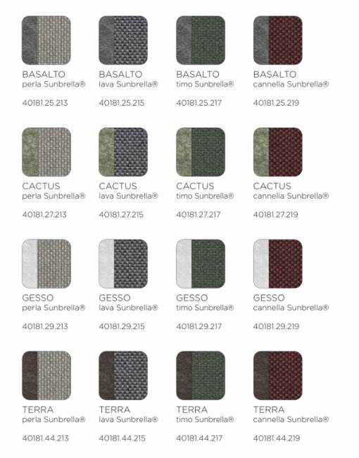 Кресло пластиковое с подушками Maximo Poltrona базальт, лава 900х940х790 мм