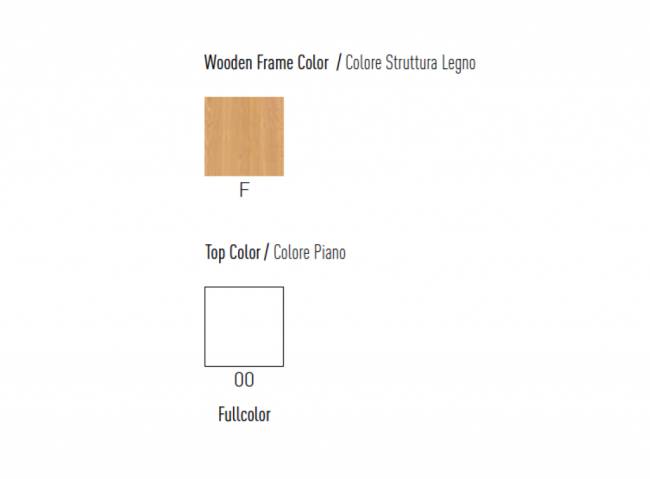 Стол ламинированный кофейный Woody 700х350х350 мм