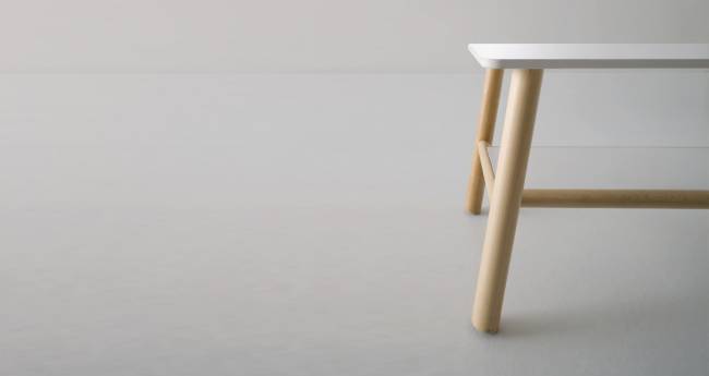 Стол ламинированный кофейный Woody 700х350х350 мм