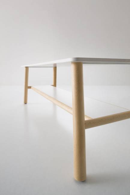 Стол ламинированный кофейный Woody 700х350х350 мм