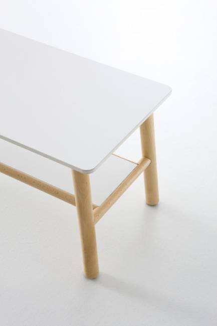 Стол ламинированный кофейный Woody 700х350х350 мм