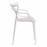 Стул Cat Chair (mod. 028) / 1 шт. в упаковке пластик, 54,5*56*84см, белый, 018 белый пластик