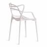 Стул Cat Chair (mod. 028) / 1 шт. в упаковке пластик, 54,5*56*84см, белый, 018 белый пластик